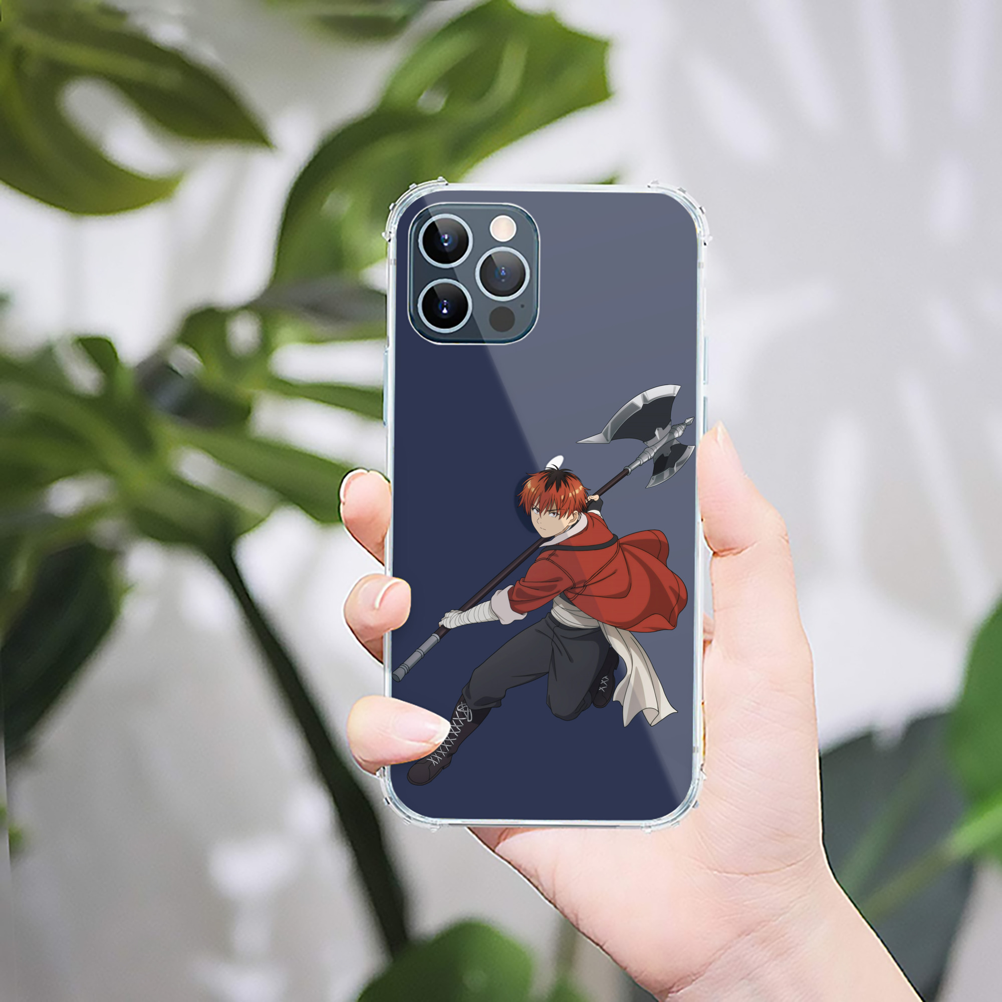 （画像用） 葬送のフリーレン Frieren 【iPhone 12シリーズ対応】透明スマホケース（クリアソフトケース）